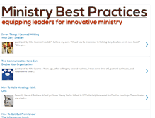 Tablet Screenshot of ministrybestpractices.com